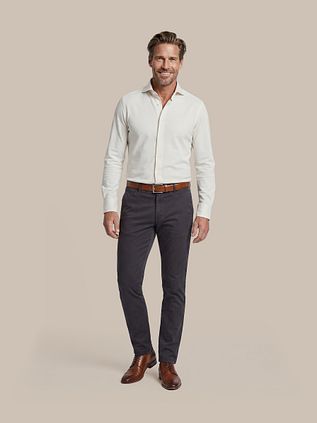 Profuomo Japanese Knitted Shirt Off White