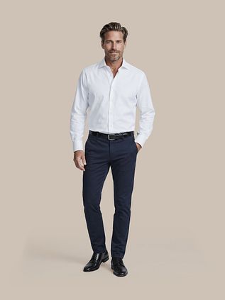 Profuomo Shirt Cutaway Double Cuff White