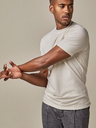 Profuomo T-Shirt Ecru Melange