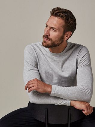 Profuomo Longsleeve T-Shirt Grey