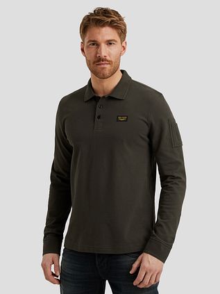 PME Legend American Classic Longsleeve Poloshirt Beluga