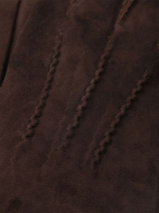 Profuomo Gloves Brown Suede