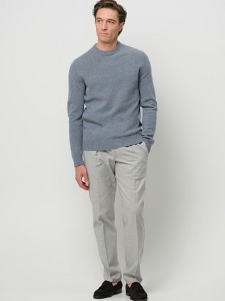 Profuomo Pullover Wool Blend Blue