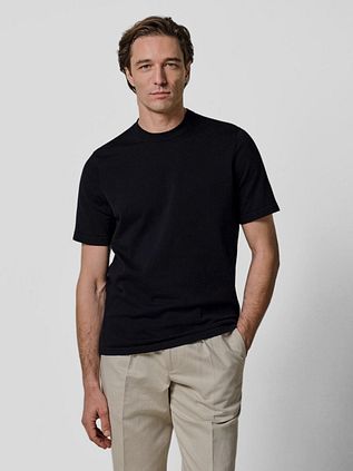 Profuomo T-Shirt Knitted Navy