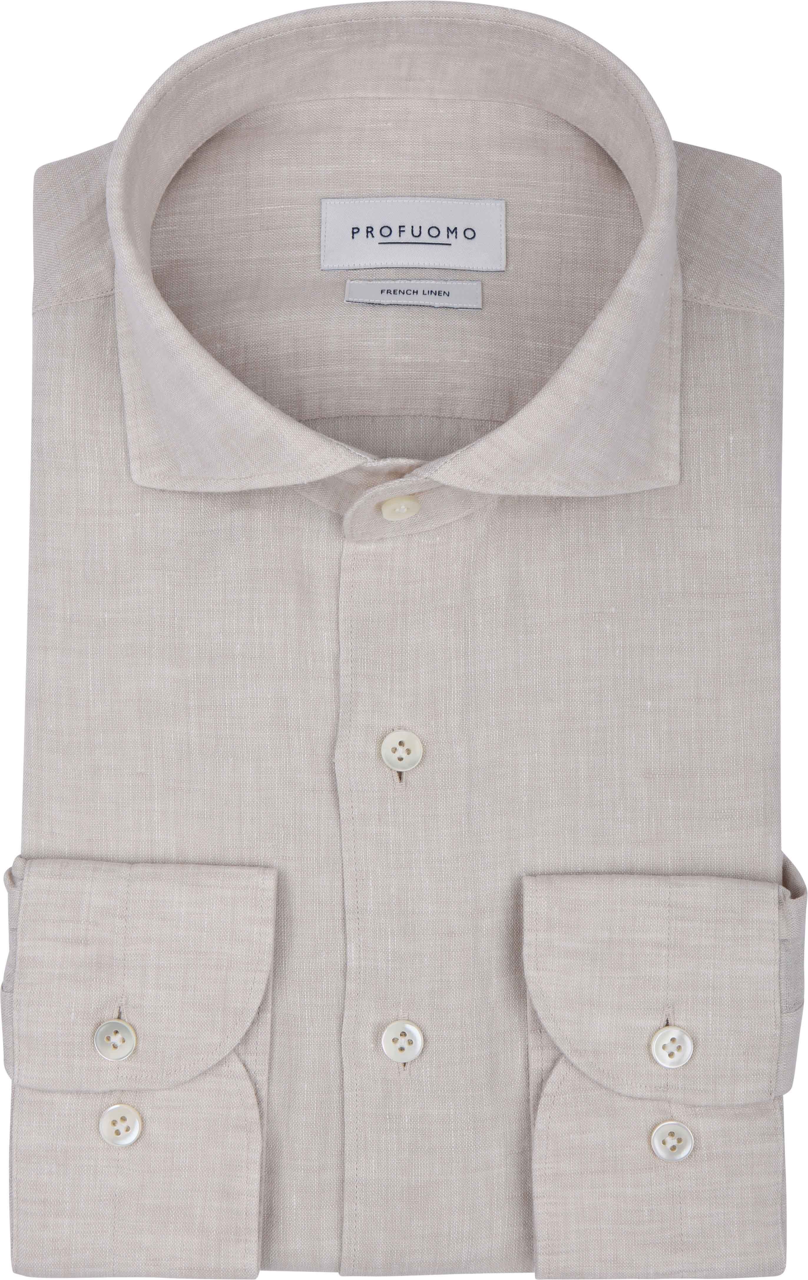 Profuomo Chemise de Lin Sable Product