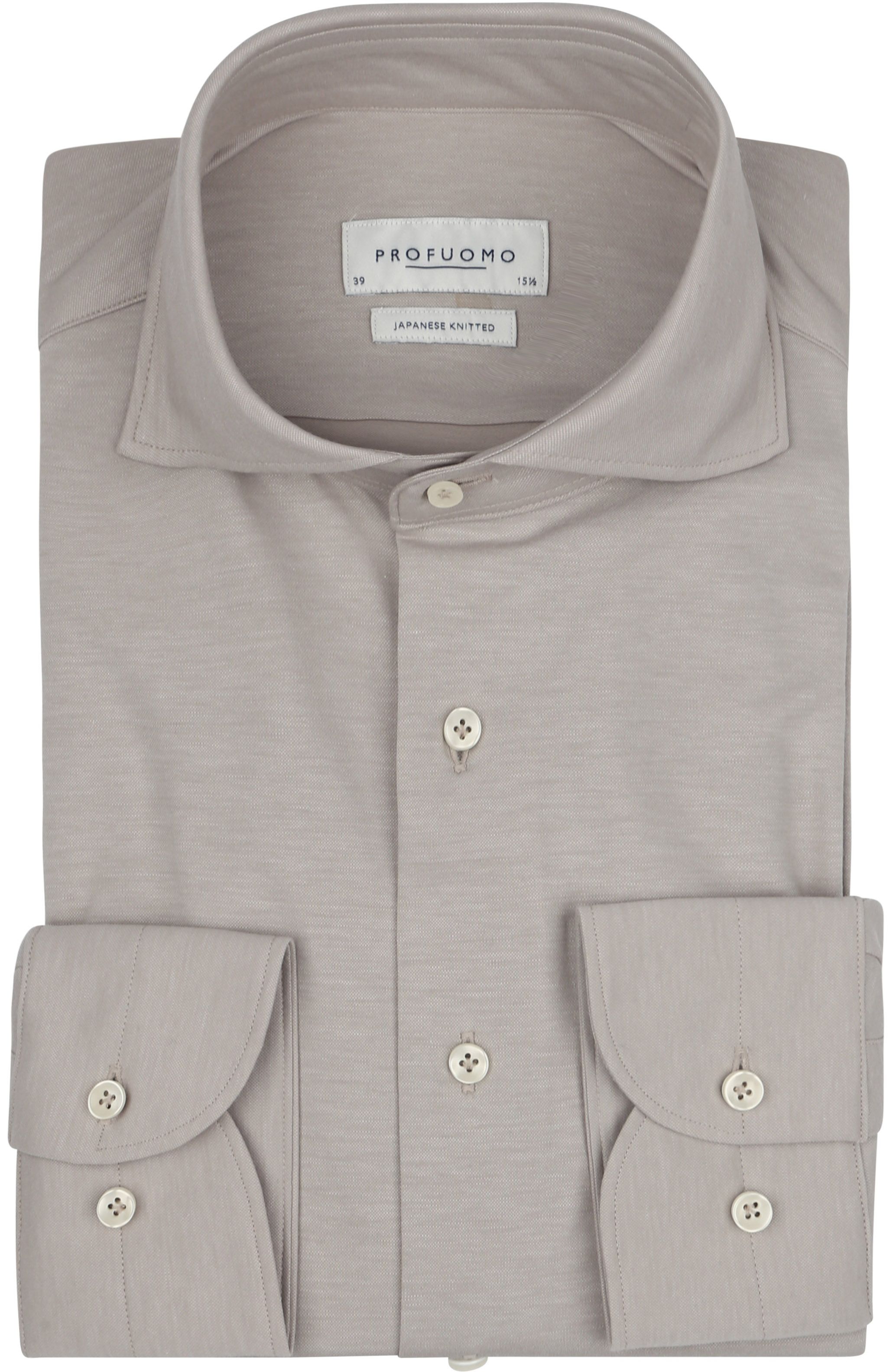 Chemise Tricotée Japonais Beige Melanger