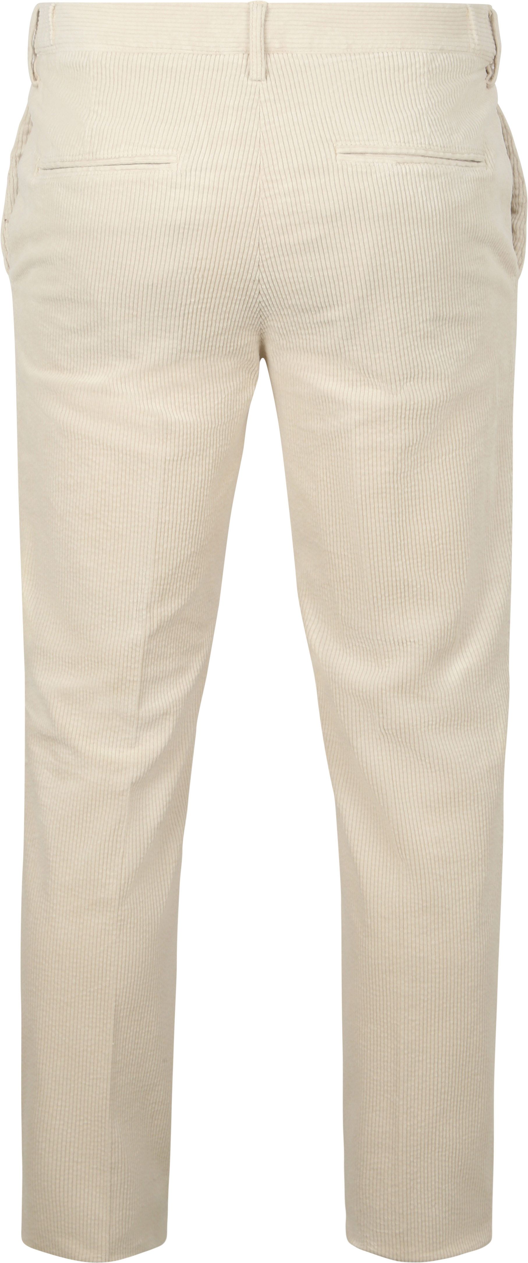 Profuomo Chino Corduroy Ecru Product / Achterkant
