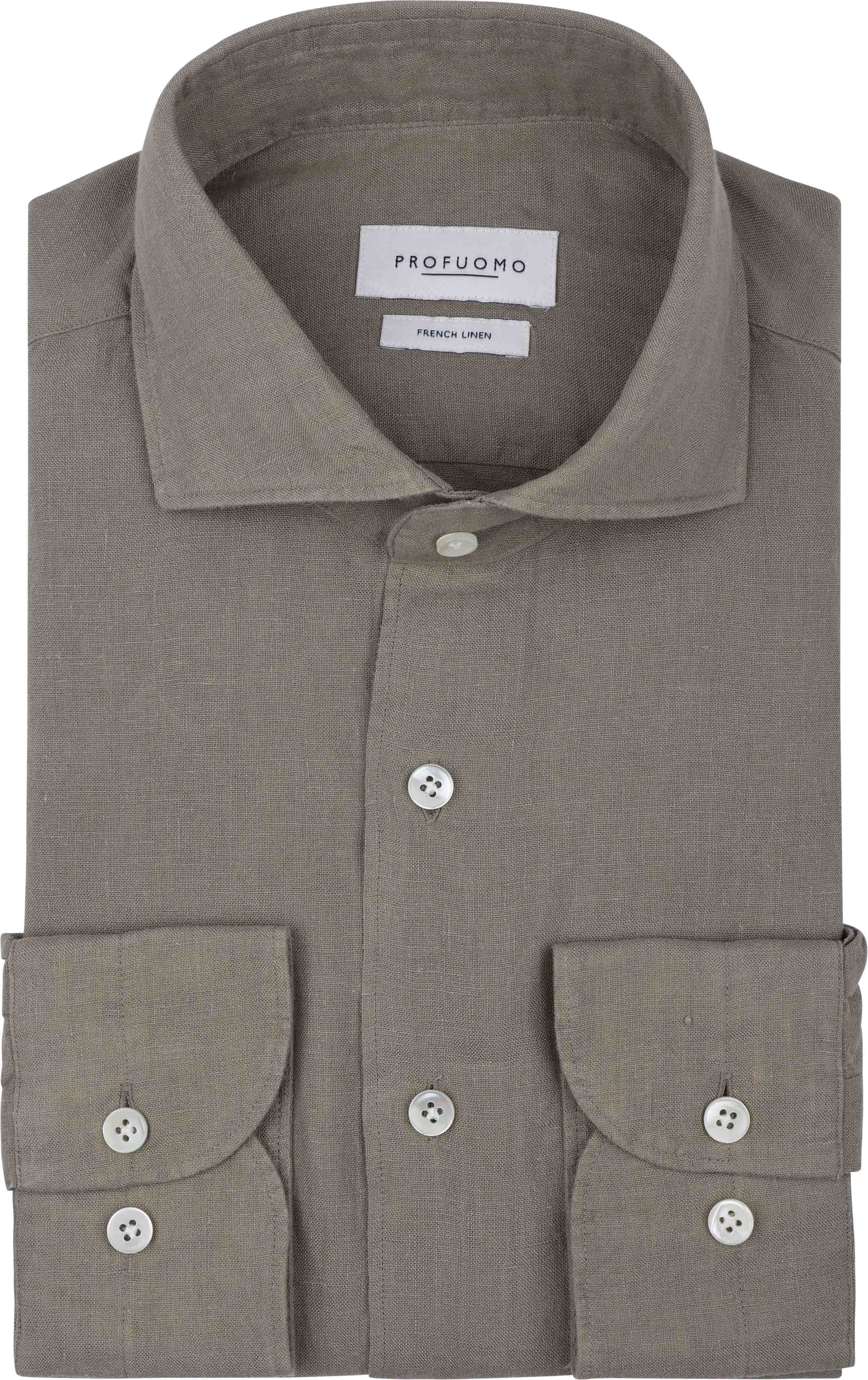 Profuomo Hemd Leinen Grün PPXH10017P-Z2 kaufen | Suitable