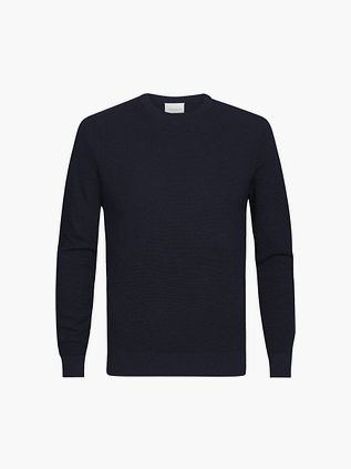 Profuomo O-Neck Sweater Navy