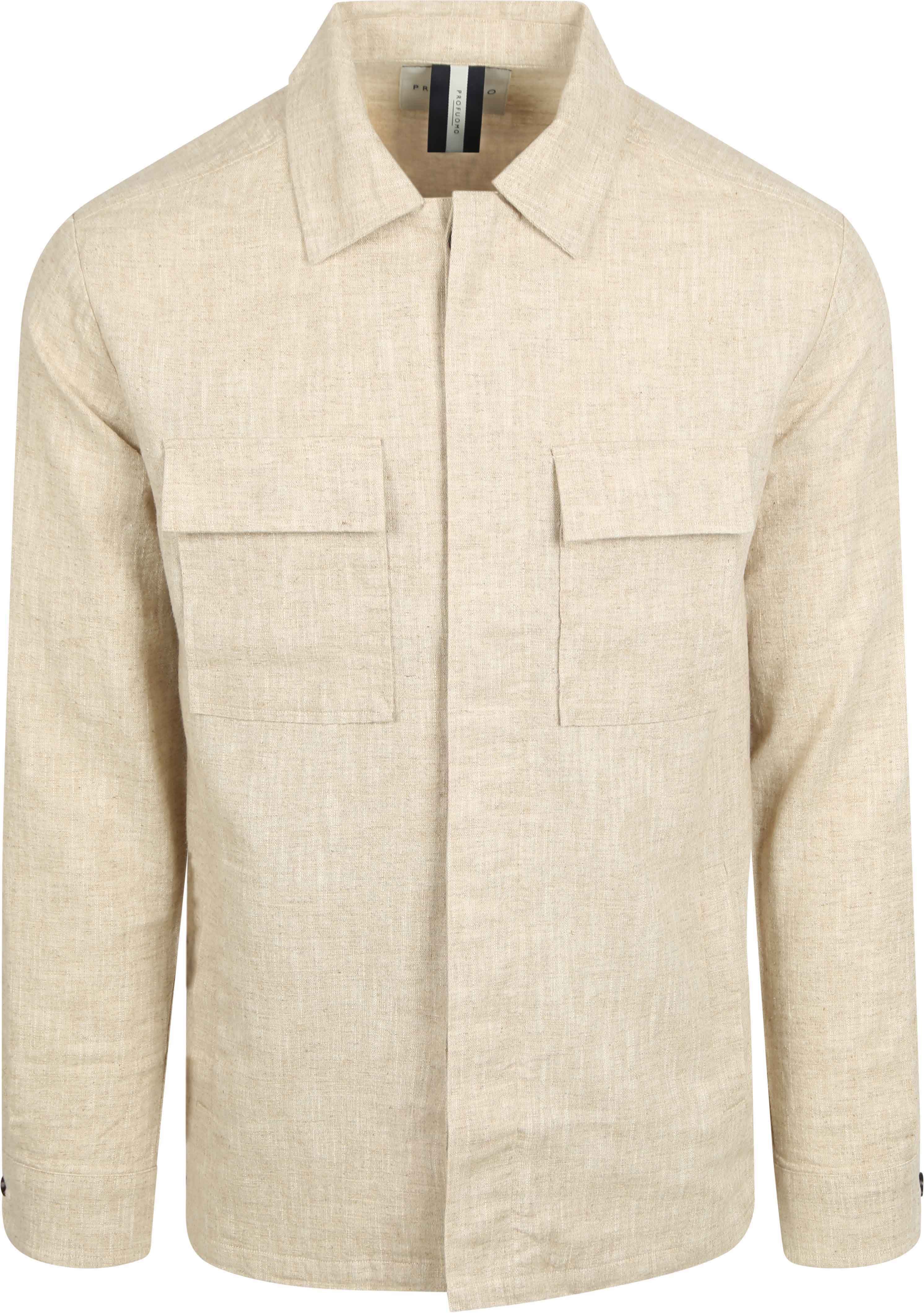 Profuomo Overshirt Linnen Blend Beige Product
