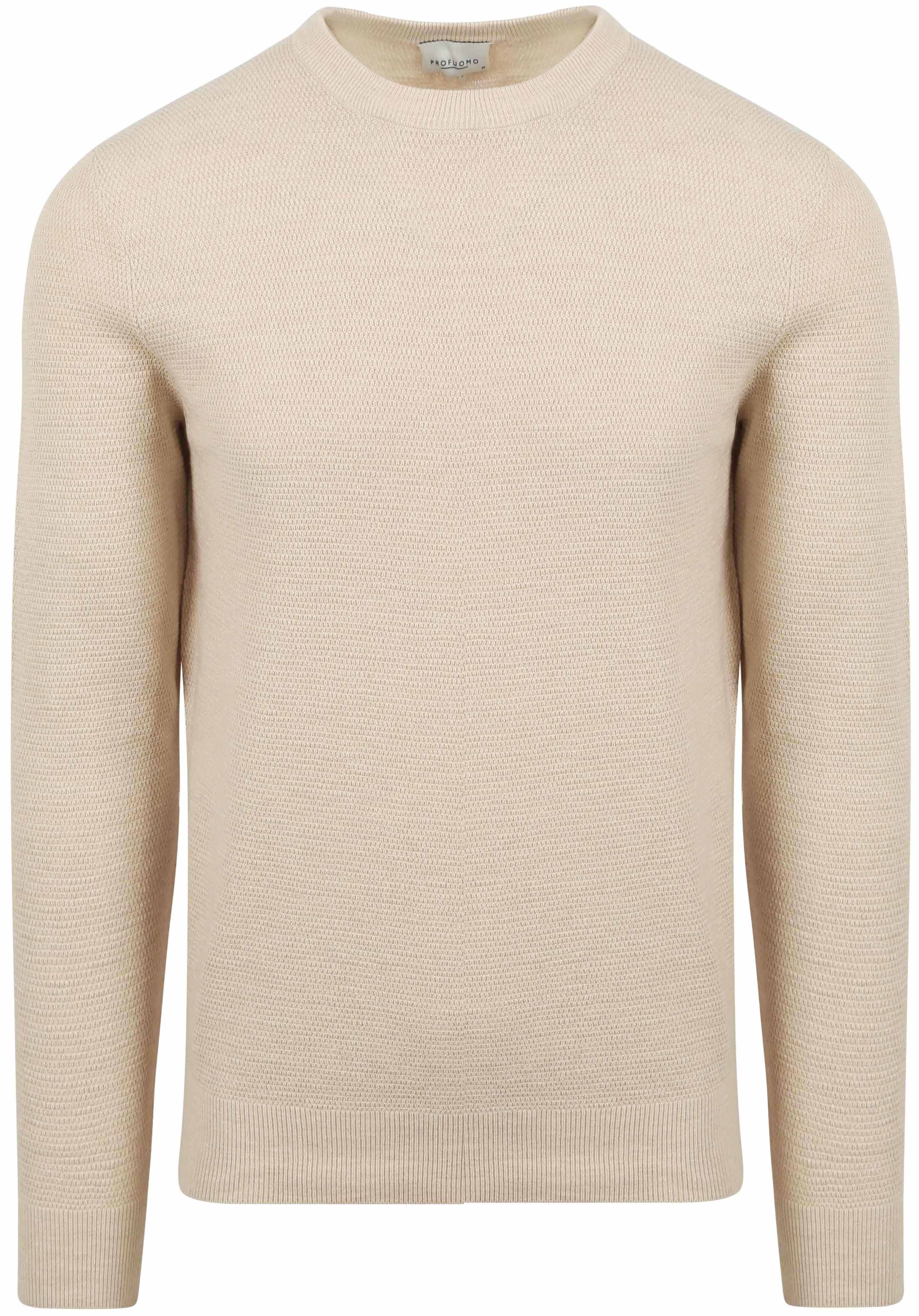 Profuomo Pullover Textured Ecru Product