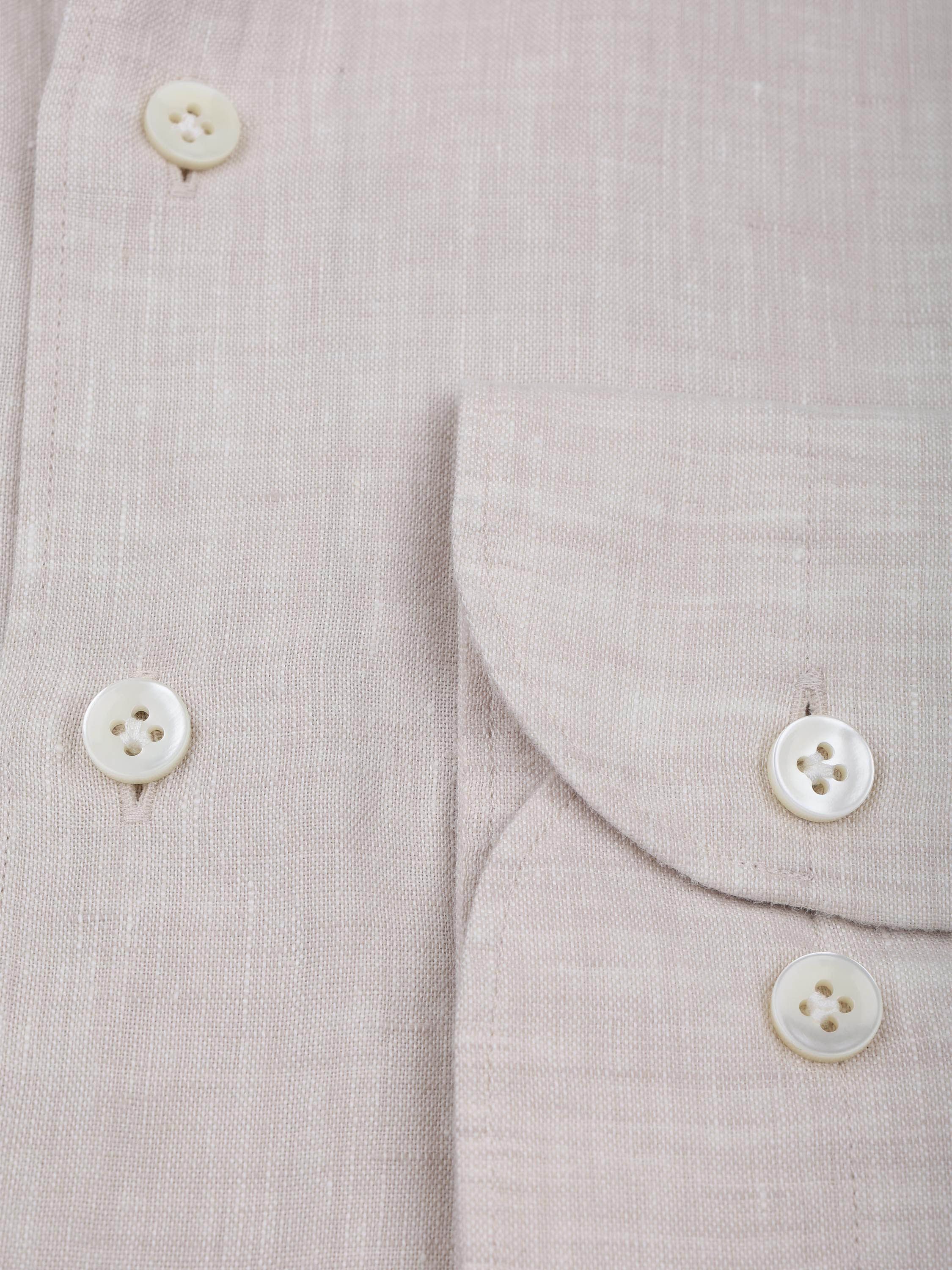 Profuomo Skjorte Lin Sand Product / Detail