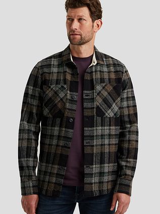 PME Legend Overshirt Checks Black Grey