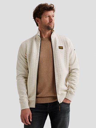 PME Legend Cardigan Interlock Ecru