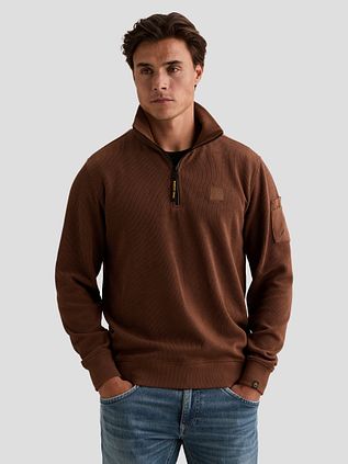 PME Legend Half Zip Jumper Cappuccino