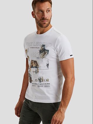 PME Legend Jersey T-Shirt Logo Weiß