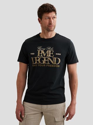 PME Legend Jersey Artwork T-Shirt Carbon Navy