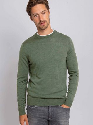 Suitable Merino Pullover Mid Grün