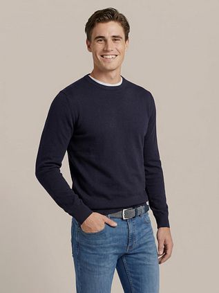 Suitable Merino Pullover Navy