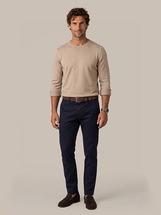 Steppin' Out Pullover Cotton Cashmere Camel