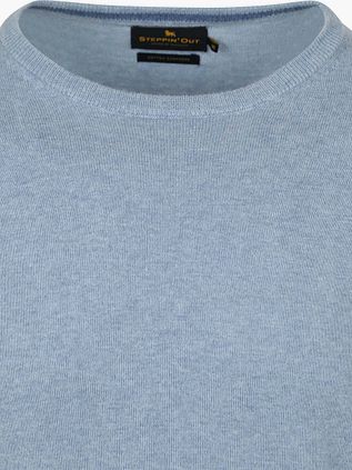 Steppin' Out Pullover Cotton Cashmere Sky Blue