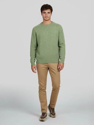 Steppin' Out Pullover Lambswool Green