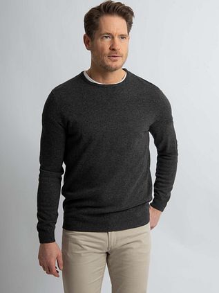 Steppin' Out Pullover Merino Wool Anthracite