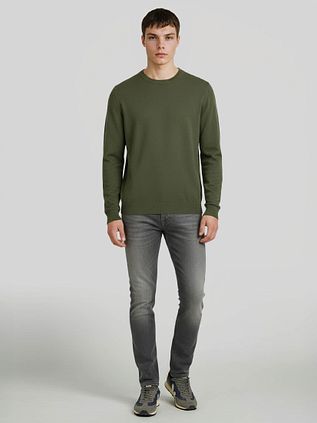 Steppin' Out Pullover Merinowolle Grün