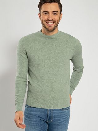 Suitable Pullover Struktur Grün