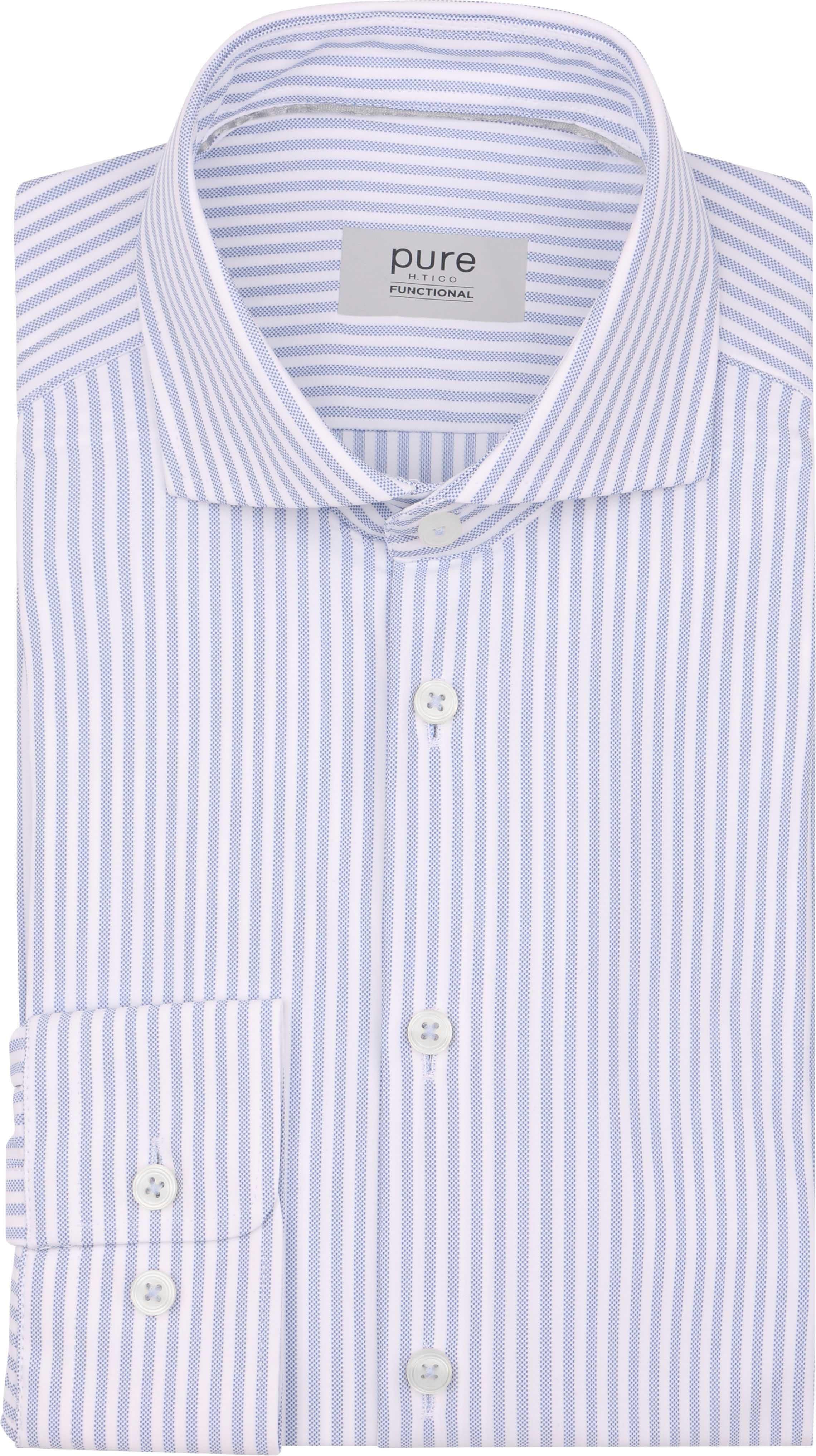 Pure Skjorta Stripe Blå 4068-21742-162 köp | Suitable
