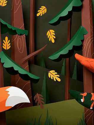 Many Mornings Socken Fox