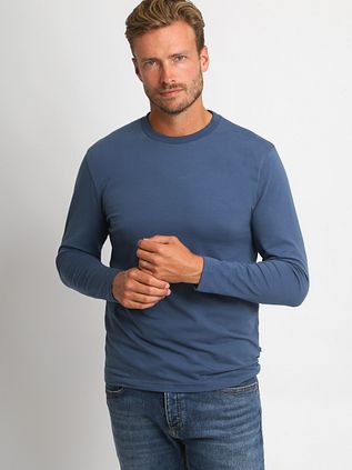 Suitable Respect Longsleeve Heavy T-Shirt Dunkelblau