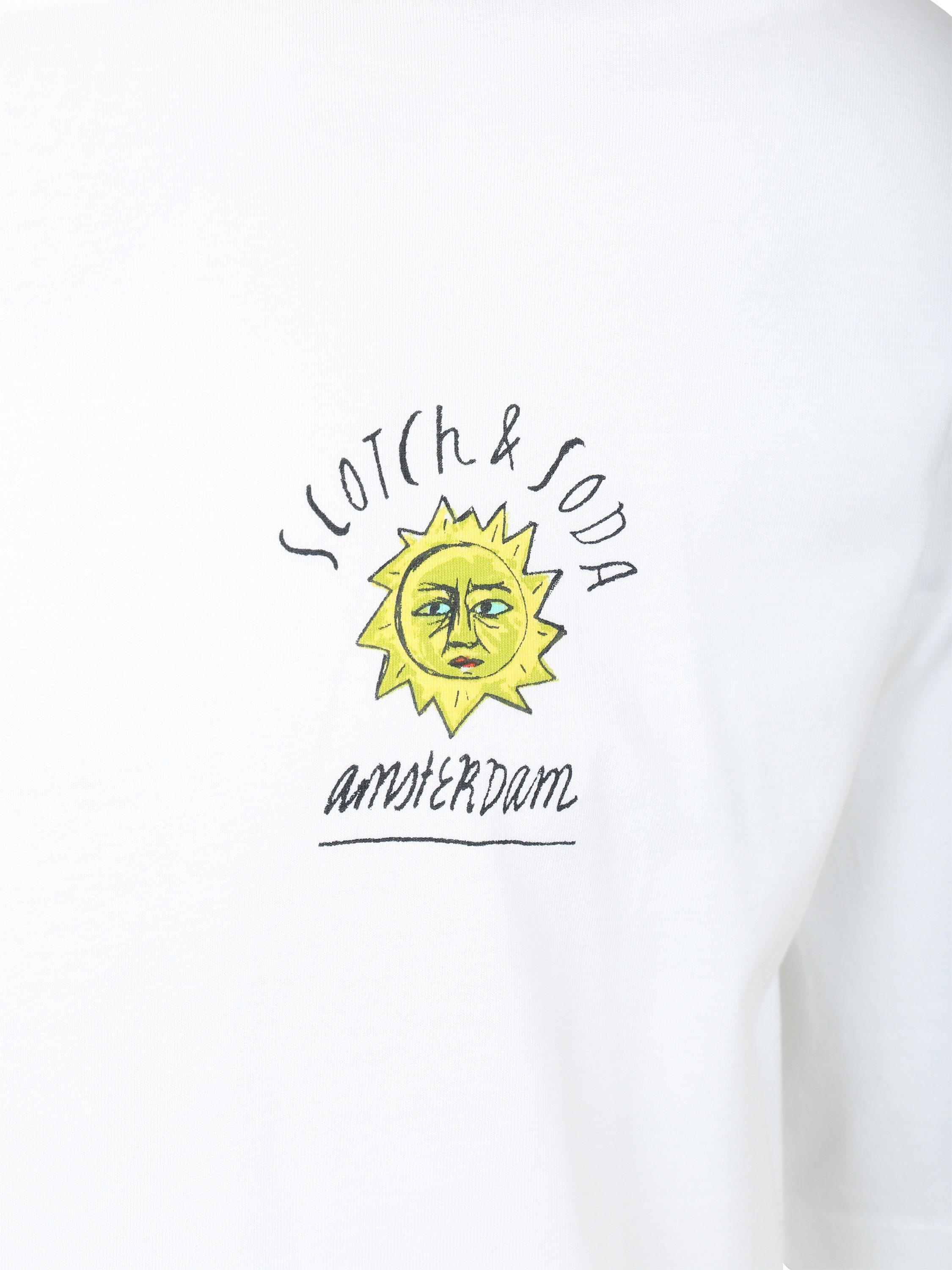 Scotch & Soda T-Shirt Backprint Wit Product / Detail
