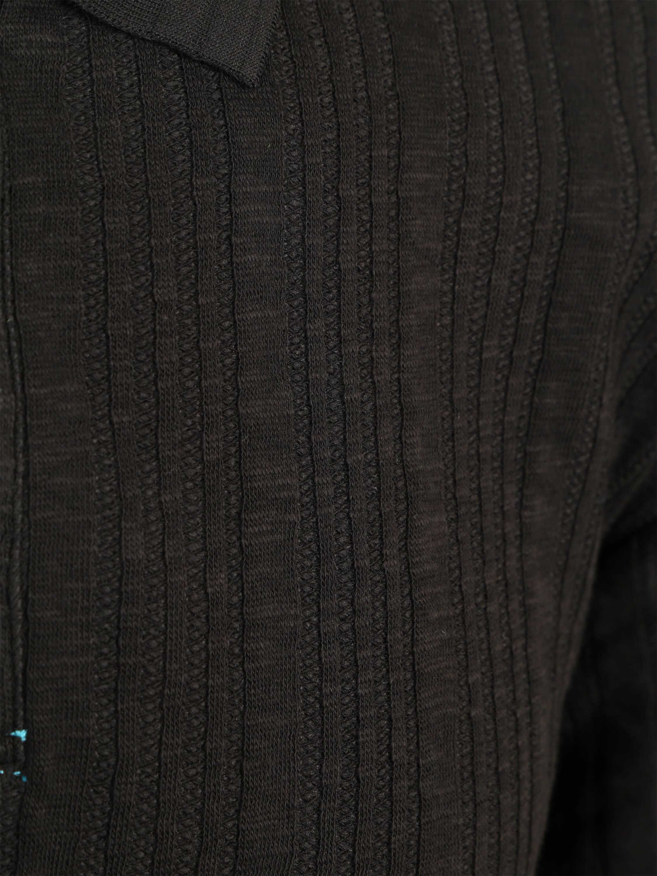 Scotch & Soda Polo Maille Texturée Noir Product / Detail