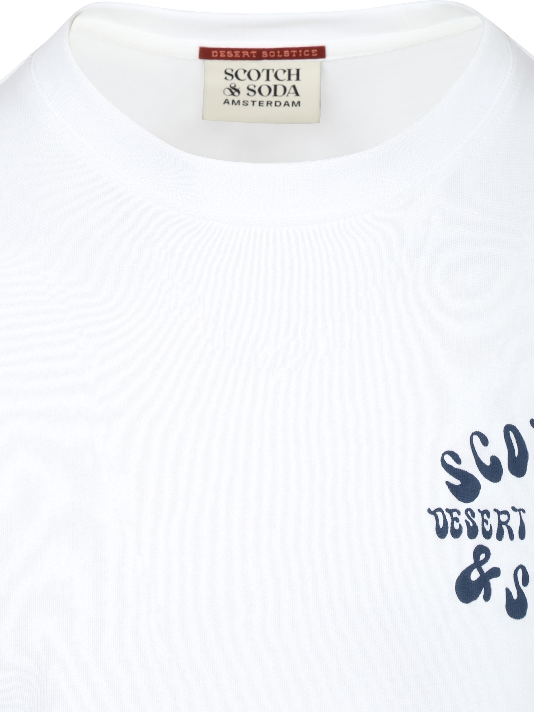 Scotch & Soda T-shirt Imprimé Dos Blanc Product / Detail