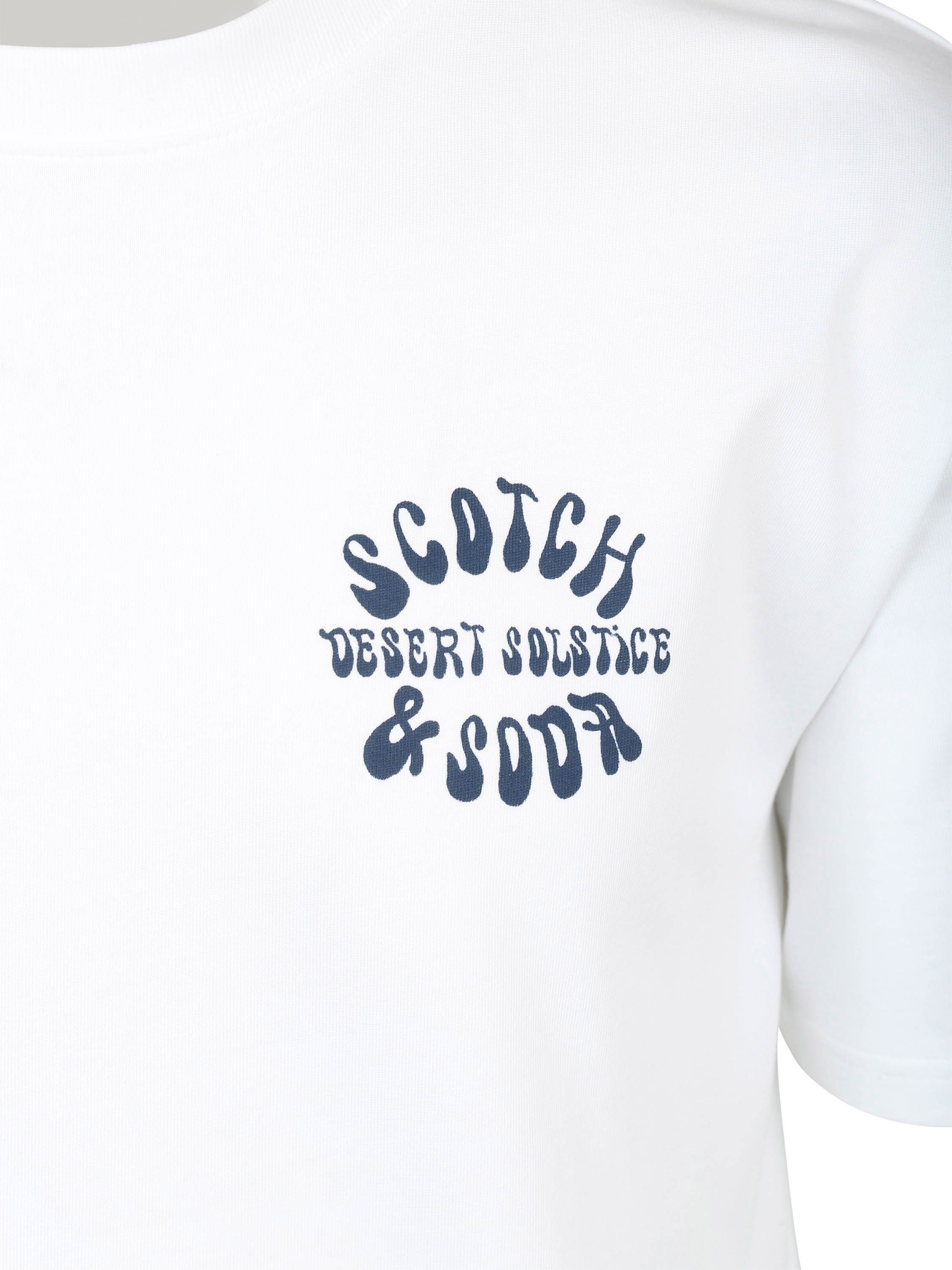 Scotch & Soda T-shirt Imprimé Dos Blanc Product / Detail