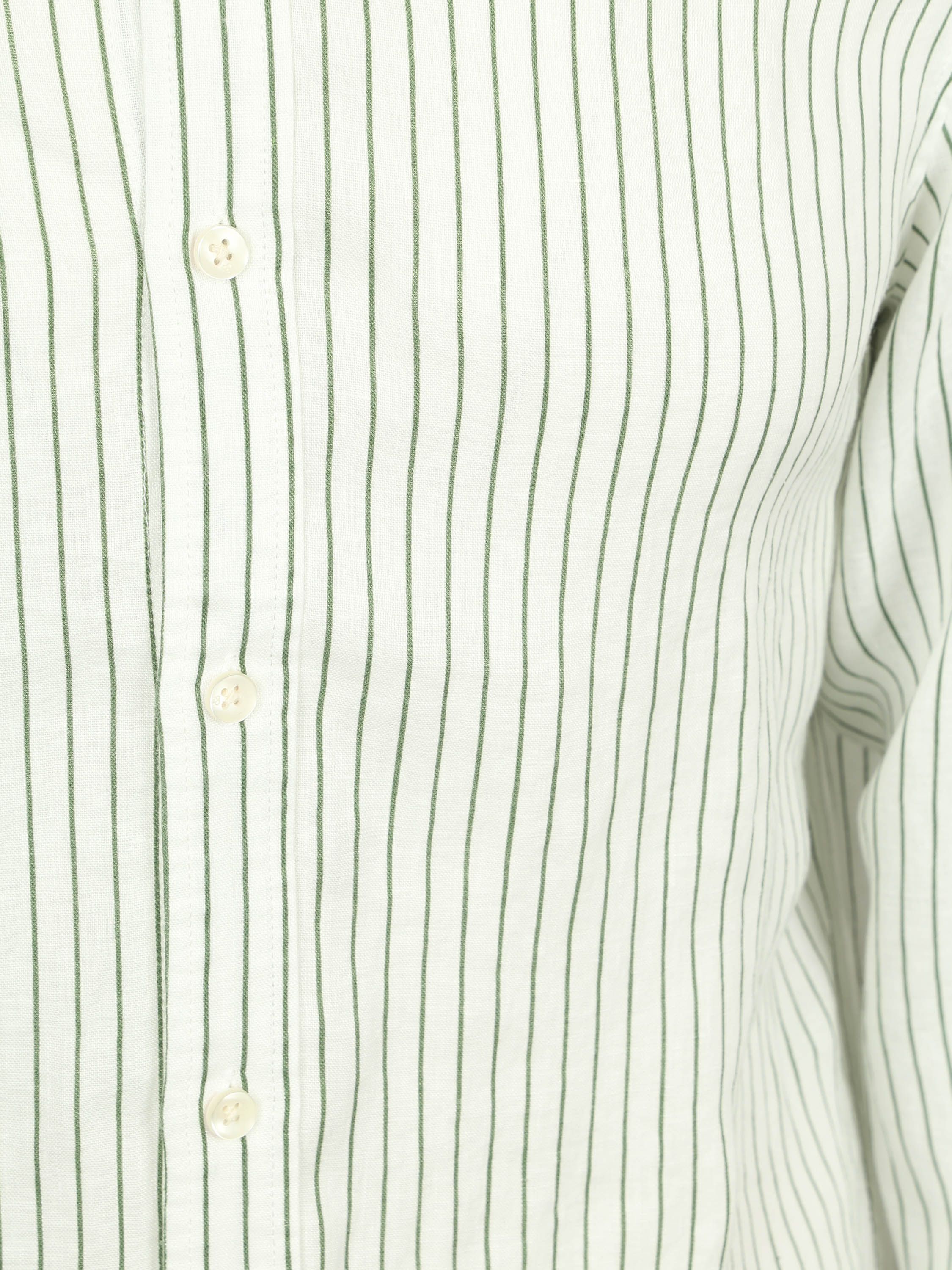 Scotch & Soda Leinenhemd Streifen Weiß Product / Detail