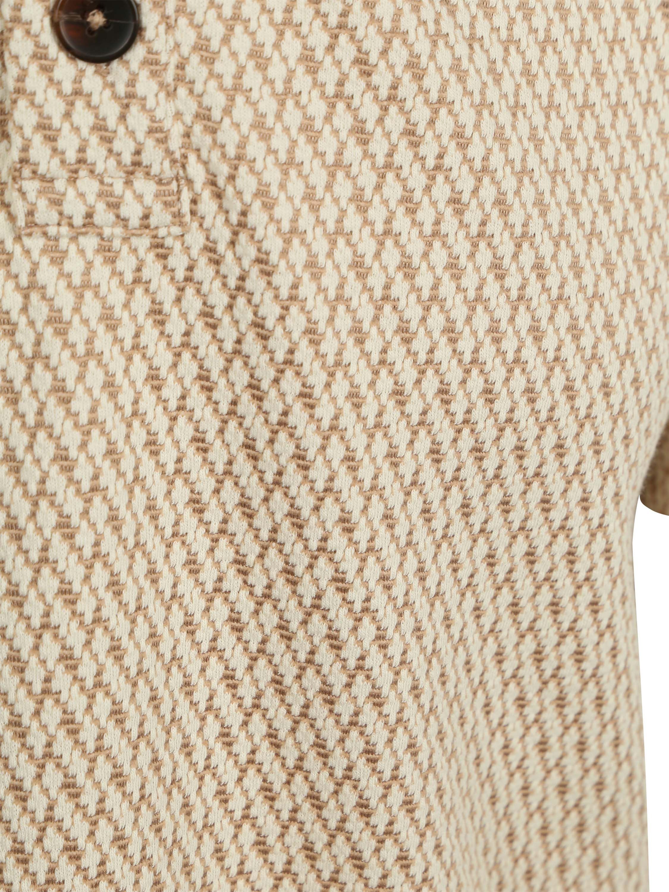 Scotch & Soda Strickpolo Jacquard Beige Product / Detail
