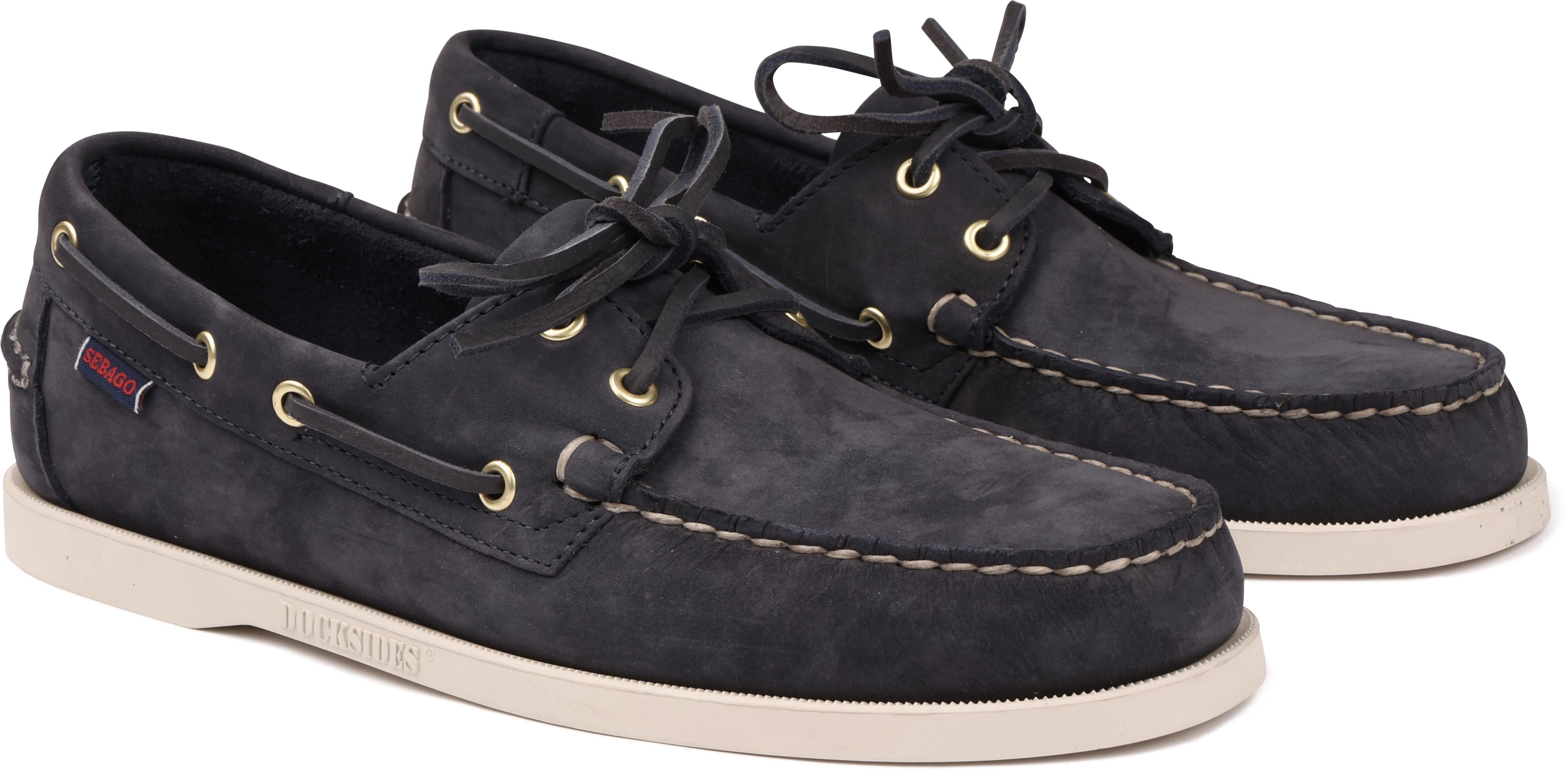 Sebago Deck Shoes Docksides Portland Navy Product