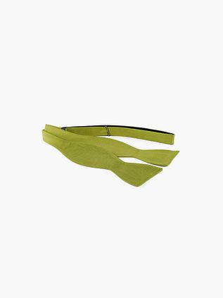 Self Tie Bow Tie Lime Green F04