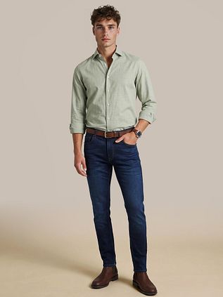 Steppin' Out Shirt Flanel Pepita Green