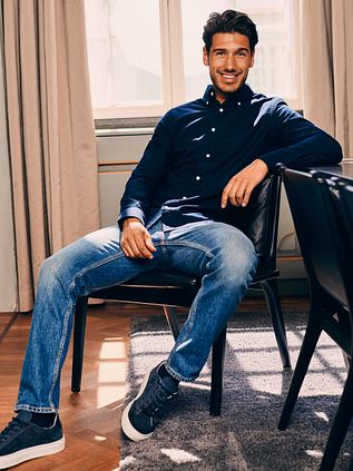 Steppin' Out Shirt Oxford Navy