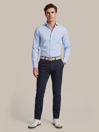 Steppin' Out Shirt Oxford Checks Light Blue