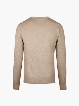 Steppin' Out Men's Cashmere-Blend V-Neck Pullover Khaki