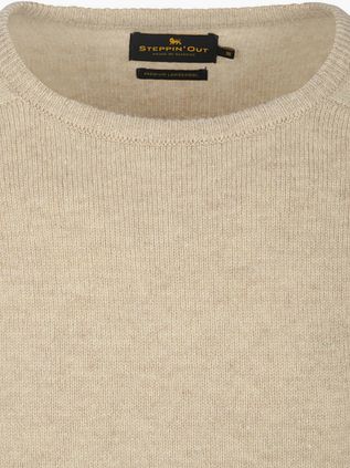 Steppin' Out Pullover Lambswool Greige