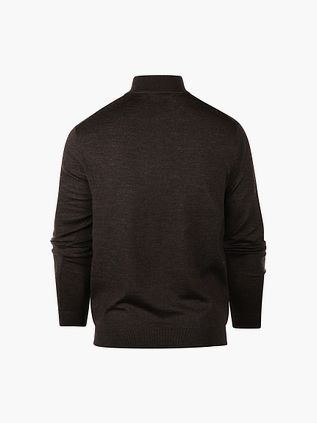 Steppin' Out Half Zip Pullover Merino Wool Brown