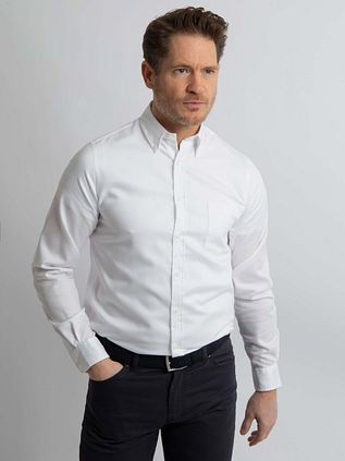 Steppin' Out Shirt Dobby White