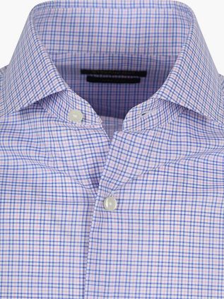 Steppin' Out Shirt Checks Blue Pink