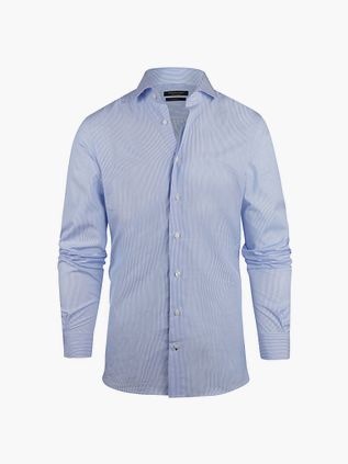 Steppin' Out Hemd Slim-Fit Streifen Hellblau