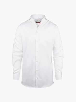 Steppin' Out Extra Long Sleeves Shirt Twill White
